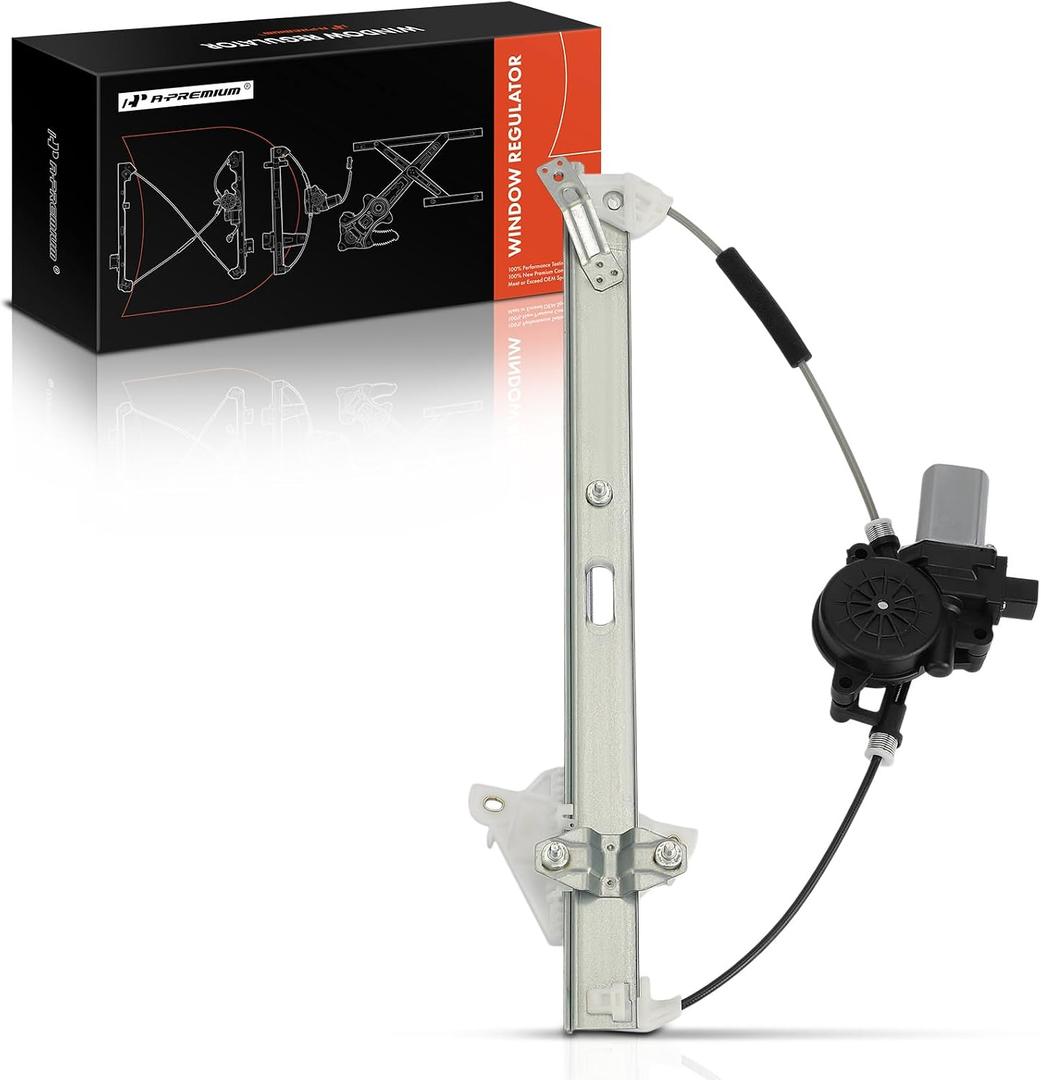 A-Premium Front Left Driver Side Electric Power Window Regulator with Motor Compatible with Mazda 3 2014-2018, 3 Sport 2014-2018