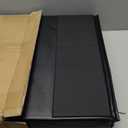 Gym Wall Padding, Basketball Court Wall Protector, Removable 2" Thick High-Density Protective Pads for Wall-Mounted Basketball Hoop, Garage, Basement, High Elasticity & Tear-Resistant (BLACK)