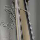 Skansen Sunscreen Fabric Fine Thread Sun-Shading Cordless Spring Roller Shades Heat Insulation See Through Window for Living Room, Accept Customized Size (Beige)