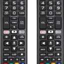 Pack of 2 for LG Smart TV Remote Control ReplacementUniversal for All LG Smart TVs