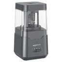 Amazon Basics Portable Electric Pencil Sharpener, Easy to Use, Versatile, Helical Blade, Auto Stop, Battery/USB Cord Operated, Black, 2.87 x 2.87 x 5.3 in