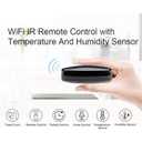 Upgraded Smart WiFi-IR Remote Control Universal-Hub with Built-in Temperature and Humidity Sensor,Compatible with Alexa for TV DVD AC STB etc