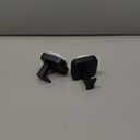 TAILI Thickened 304 Stainless Steel Bathroom Suction Hook for Towel, Loofah, Bathrobe, Patented Strong Suction Cup Holder, Damage-Free Hanging Glass Shower Wall Hook, Hold Up to 11 Lbs, 2 Pack, Black