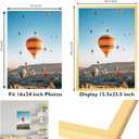 JCJMY 16x24 Picture Frame Set of 3 Gold for Poster Photo Picture and 40x60 cm Canvas, Horizontal and Vertical Formats for Wall Hanging, 16 x 24 Wall Gallery Poster Photo Frame,3 Pack, Gold