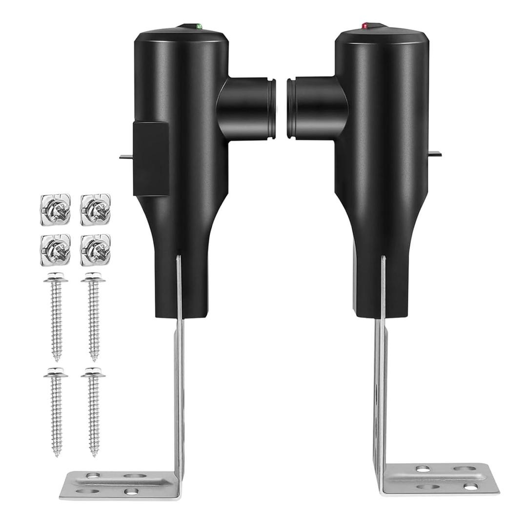 2pcs Garage Door Sensors, GSTB-R Safety Sensors Compatible with Ge-nie/Over-Head Garage Door Opener Made After 1993, Item Includes Two Sensors (Receiving&Sending)