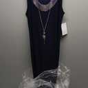 Style & Co. Sleeveless Slit Maxi Dress (Industrial Blue, XS)