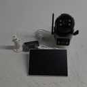 Kurain Solar Security Cameras Wireless Outdoor, 2.4G/5G WiFi 6, Dual Lens Security Camera with 6MP Color Night Vision/Motion Detection/Human Tracking/Spotlight Siren/2-Way Audio/360PTZ/Alexa (Grey)