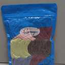 50PCS Large Hair Ties, Thick Cotton Seamless Hair Ties, Hair Elastic Ponytail Holders, No Damage for Thick Heavy Hair, 2 Inch in Diameter, 5 Colors