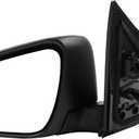 Dasbecan Left Driver Side Mirror Compatible with Toyota Corolla 2014-2019 Power Glass Heated with Turn Signal Light Door Mirror Assembly Replaces TO1320295 8794002F50 Black 7Pins