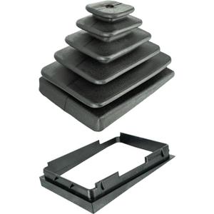 53000056 52078558 Shifter Boot & Retainer Bezel Kits Fits for Jeep TJ Wrangler 1997 1998 1999 2000 2001 2002 2003 2004