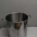 HOMICHEF LARGE STOCK POT 24 Quart With Lid - Nickel Free Stainless Steel Cookware Stockpot 24 Quart - Healthy Cookware Polished Stockpots - Heavy Duty Induction Pot Soup Pot With Lid
