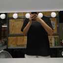 Vanity Makeup Mirror with Lights, Light Up Mirror with Smart Touch 3 Colors Dimmable, Tabletop or Wall-Mounted, Memory Function (19"L x 22.8"W, White)