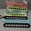 Closet Organizers and Storage,College Dorm Room Essentials,Pack of 10 Multifunctional Organizer Magic Space Saving Hangers with 9 Holes Storage Organization for Wardrobe Closet (Multicolor)