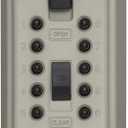 Kidde AccessPoint 001414 KeySafe Original Slimline Push Button Combination Permanent Key Lock Box, 2-Key, Clay Beige