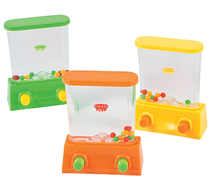 2 1/2" x 3 1/4" Mini Basketball Plastic Water Games - 12 Pc.