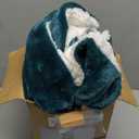 Bedsure GentleSoft Sherpa Fleece Throw Blanket for Couch, Non-Heated, Thick and Warm Throw for Women and Men, Soft Fuzzy Plush Blanket for Winter, Room Home Decor Gifts, Forest Green, 50x60 Inches