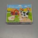 hahaland Busy Book for Toddlers 1-3 - Montessori Toys Busy Board for 1 Year Old Boy Gifts Girl Toys Educational Learning Quiet Activity Books Gifts Toddler Easter Basket Stuffers One Year Travel Toys