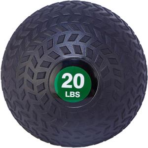 Fitvids Slam Medicine Wall Balls Workout Exercise Fitness Weighted Balls for Cross Training, Strength and Conditioning Exercises, Cardio and Core Workouts, 20 Pounds