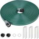 Sprinkler Soaker Hose 50ft for Garden Lawn, Watering Pipe with Holes, High-Efficiency Water-Saving Garden Irrigation System, Drip Hose Sprinkler
