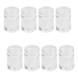 Antrader 8Pcs Clear Standoffs, 1/2" x 1/2" Acrylic Standoff Screws, Wall Sign Standoff Mounting Hardware,Advertising Glass Standoff Nail