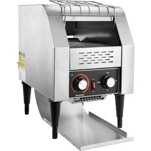 Happybuy 150 Slices/Hour Commercial Conveyor Toaster, Heavy-Duty Electric Toaster Oven for Restaurant, Toast, Bagel, Bun, Bread