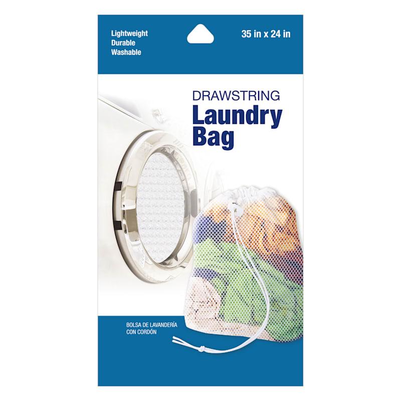 DRAWSTRING LAUNDRY BAG SAC DE LAVAGE AVEC CORDON