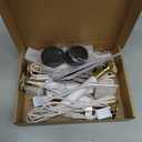 Electric Window Candles with Timer Plug-in, 4Pack Flameless LED Christmas Candles for Windows Sill, Holiday Decorative Indoor Lights, Warm White