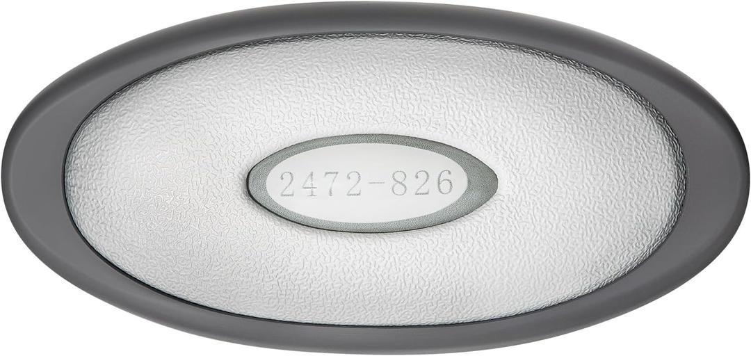 1PCS 2472-826 Oval Pillow Insert (2455-104) + Back Mount (2455-105) Replacement for Jacuzzi J-300 Series 2007+ Pillow Headrest