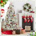 30Pcs Satin Ribbon Bows with Twist Tie - 4.1 x 4.1 Inch Pre-Tied Christmas Tree Bow for Gift Wrapping, Wreath, Garland,Treat Bags,Cake Decor,Crafts Holiday Wedding Home Decorations (30, Dusty Green)