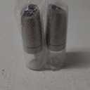 EasyCom Gravity Salt and Pepper Mill Set, Battery Powered with LED Light, Adjustable Coarseness, One Hand Automatic Pepper Mill for Kitchen and BBQ, 2 Pack, Silver (large, Sliver)