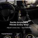 LISEN Qi2.2 25W Magsafe Car Mount Charger,[More Stable & Faster Charging] Suction Cup Phone Mount, Wireless Car Charger 25W Magnetic Car Phone Charger for iPhone 17 16,15W for iPhone 17e 15 14 13 12