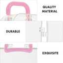 DOITOOL Mini Suitcase Candy Boxes 12 Pcs Clear Plastic Wedding Packaging Boxes Party Favor Storage Containers 3X2X1.5In (Pink)