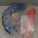 Air Brake Line Hose Coil Assembly Coiled Set 15 FT Air Lines Red Blue Hoses for Semi Truck Tractor Trailer,1/2" NPT DOT Fittings (15' Length x 12" Tractor Lead)