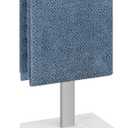 Hand Towel Holder, T-Shape Hand Towel Stand for Bathroom, Hand Towel Rack Bar Standing for Vanity Kitchen Countertop, 304 Stainless Steel (12IN-Marble Base, Brushed)