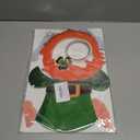 24Pcs St. Patrick's Day Mask Crafts Kit, Leprechaun Paper Hat Masks Decorations, Leprechaun Cutouts for Saint Patrick Day Classroom Office Irish Party Supplies Bulletin Boards Lockers Decor