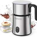 Topzee Electric Milk Frother and Steamer 4-in-1, 16.9oz/500ml Large Capacity, Frother for Coffee with Warm/Cold Foam, Warm Milk & Hot Chocolate for Latte, Cappuccino
