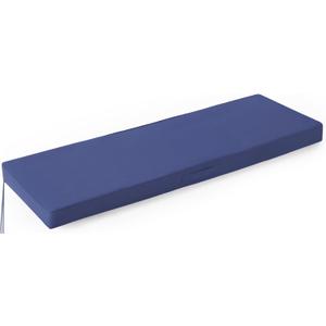 Outdoor Bench Cushions for Outdoor Furniture, 48x18x3 Inch, Waterproof Bench Pillow, Fade Resistant Long Bench Seat Pads for Garden, Indoor, Porch Swing, Navy Blue