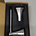Brushed Nickel Toilet Paper Holder Bathroom Double Post Pivoting Tissue Roll Holder Stainless Steel and Zinc Alloy Wall Mount