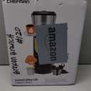 CHEFMAN Single Serve Coffee Maker, K Cup Coffee Machine: Compatible with K-Cup Pods and Ground Coffee, Brew 6 to 12oz Cup Drip Coffee Maker, 40oz Water Reservoir, Cup Lift, Filter Included