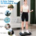Vibration Plate Exercise Machine for Lymphatic Drainage, Vibration Machine for Full-Body Weight Loss Shaping, Vibrate Fitness Platform 400 Lbs & 200 Adjustable Speeds for Women Men Home