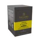 3 x Taylors of Harrogate Lemon & Ginger, Herbal Tea, Individually Wrapped Bags, 20 Count (Pack of 1), Cleansing, Invigorating and Citrussy, Caffeine-Free, Enjoy Hot or Iced, 20 Teabags (EXP 04/30/27)