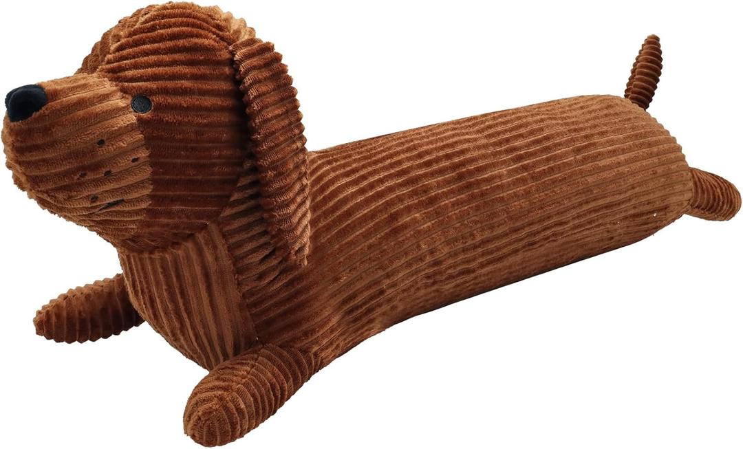 Enhopty 19.6 Giant Dachshund Dog Plush Pillow Puppy Wolf Stuffed Animal Plushie Hugging Long Body Throw Sleeping Pillow for Kids Christmas (19.6inch, Dachshund)