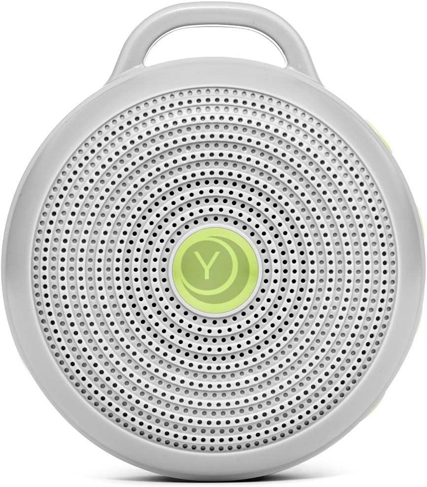 Yogasleep Hushh Portable White Noise Sound Machine for Baby, 3 Soothing Natural Sounds with Volume Control, Compact Size, Noise Canceling for Sleep Aid, Office Privacy, & Meditation, Registry Gift