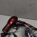 Infiniti PRO CONAIR Hair Dryer with Diffuser, Professional AC Motor, Tourmaline Ceramic Technology Blow Dryer, Includes Concentrator and Blowout Brush, Burgundy