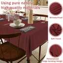 ALLBFENG Tablecloth, Rectangular Tablecloths, Waterproof and Liquid Resistant Tablecloth, Oeko TEX 100， Suitable for Weddings, Parties, Festivals, Home Use