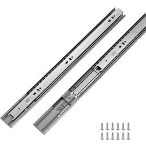 LONTAN 6 Pairs 20 Inch Soft Close Drawer Slides for Dresser - Metal Heavy Duty Ball Bearing and Full Extension Cabinet Drawer Slides 100 LB Capacity