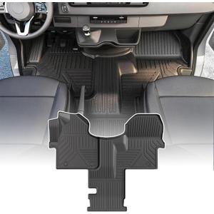 powoq Floor Mats Compatible with 2019-2026 Mercedes Benz Sprinter
Floor Liner Cargo Liner TPE All Weather Cargo Mat Replacement for 2019-2026 Mercedes-Benz Sprinter Accessories