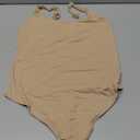 SUUKSESS Women Sexy Scoop Neck Thong Bodysuit Backless Cami Bodysuit Top (Large, 02 Nude)