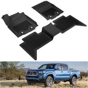 Kiwi Master Floor Mats for 2018-2023 Toyota Tacoma Double Cab Crew Cab