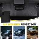 Floor Mats Compatible with Kia Telluride 2027(Only Gas 7/8 Seats),All Weather Protection Duarble TPE Cargo Liner with Backrest Mats, Door Sill Guards Accessories Compatible with Telluride 2027